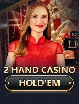 2 Hand Casino Hold'em - Evolution slot game