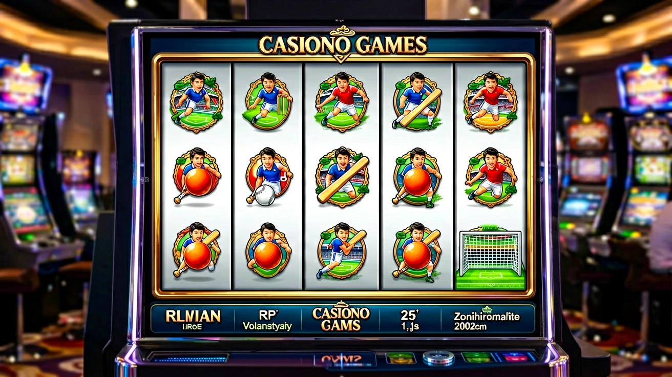 မိုဘိုင်းဖန်သားပြင်ပေါ်ရှိ Slot ဂိမ်းရီးလ်များနှင့် သင်္ကေတများ လှည့်ပတ်နေသည့်ပုံ