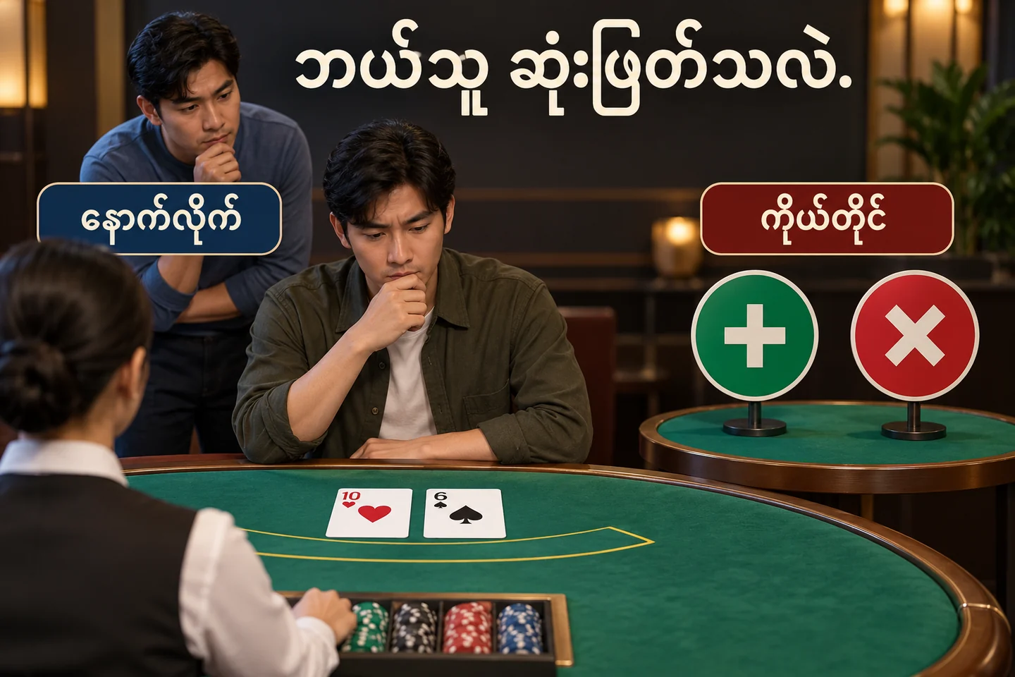 ဘလက်ဂျက်တွင် မူလထိုင်သူနောက်လိုက်မှုနှင့် ကိုယ်ပိုင်ဆုံးဖြတ်ခွင့် ခွဲထားပုံ